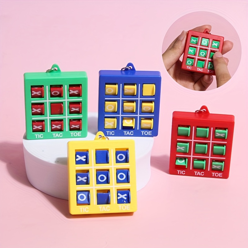 1pc Tic Tac Toe XO Trois Pièces Porte clés Plastique Croix - Temu  Switzerland