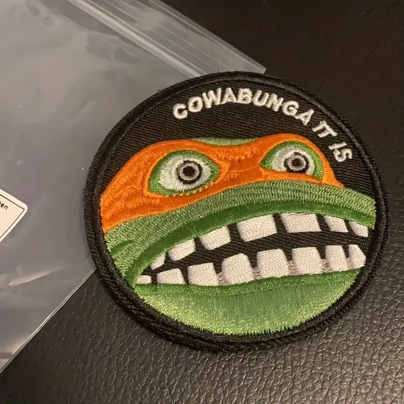 Cowabunga It is Patch, Morale Patches Tactical Funny Embroidered