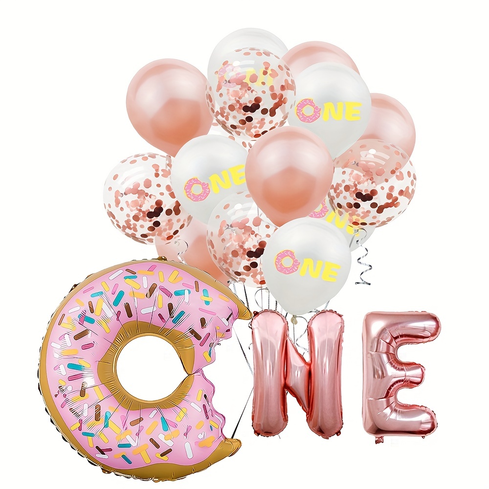 Donut Baby Shower Decorations, Baby Sprinkle Decorations Sprinkled with  Love Baby Shower Banner Lantern Donut Foil Balloons for Boy or Girl Party  Supplies 