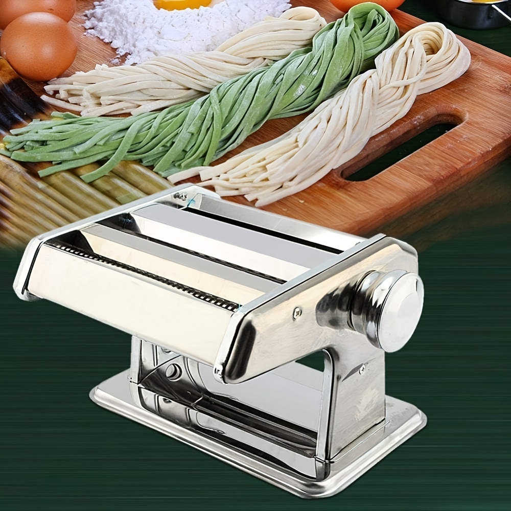 Stainless Steel Manual Pasta Maker, Handmade Spaghetti Pasta Maker, Kitchen  Stuff Kitchen Accessories Home Kitchen Items - Temu