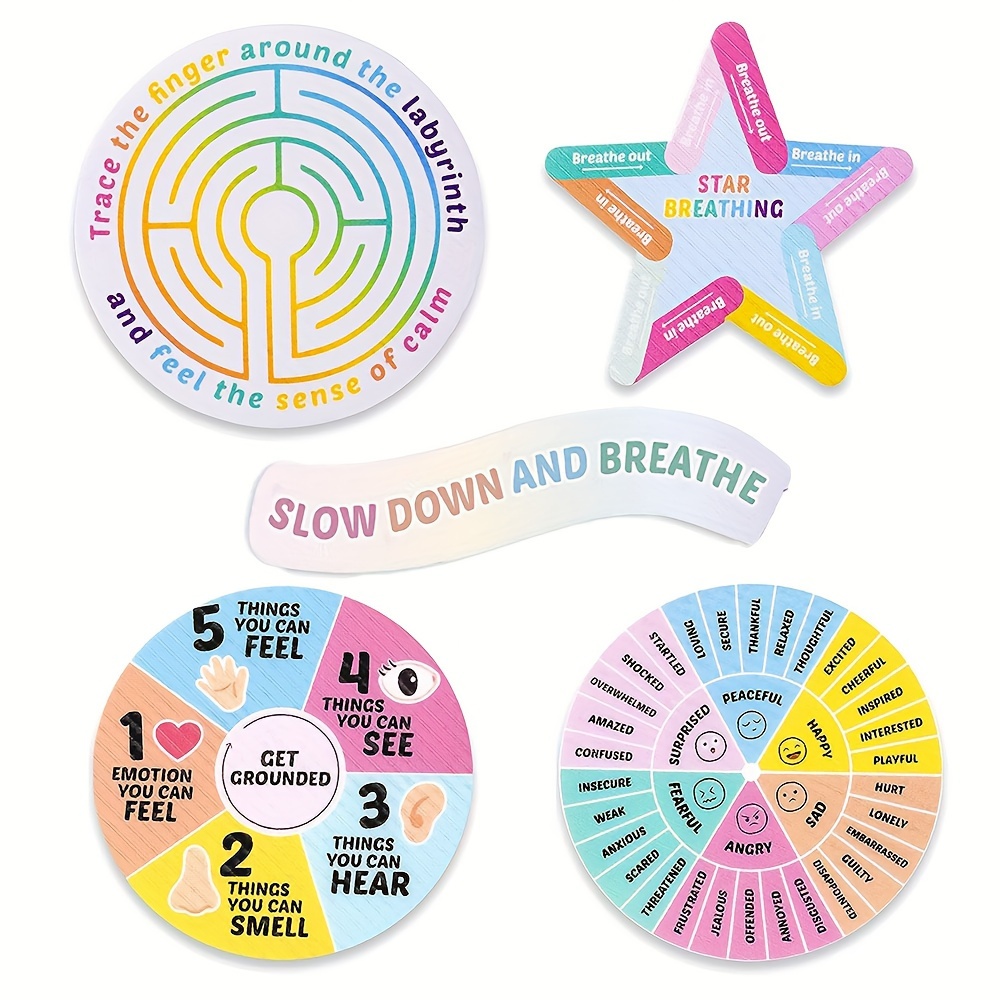 Anxiety Sensory Sticker Calm Sticker Sensory Sticker Mental - Temu