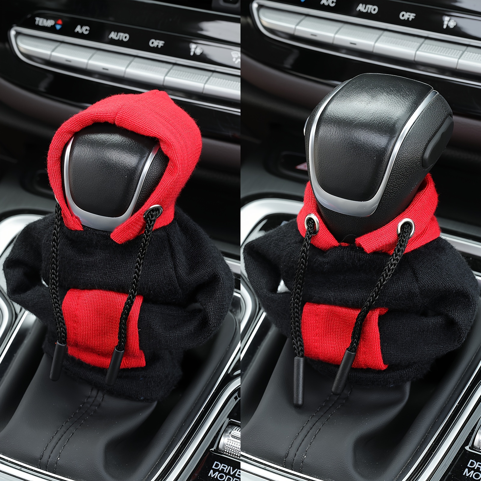 Large Size Universal Car Gear Shift Cover Hoodie Hooded - Temu
