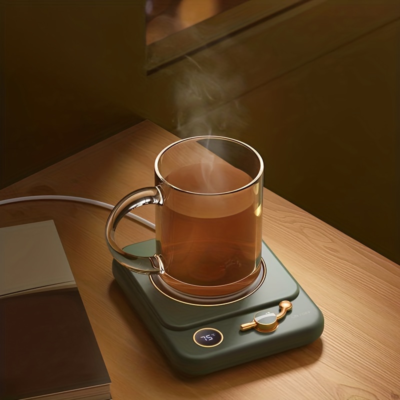 Coffee Mug Warmer, USB Powered Electric Beverage Cup Warmer Non-Slip Cup  Heater Warmer Coaster with 3 Adjustable Temperature Setting for Tea Water
