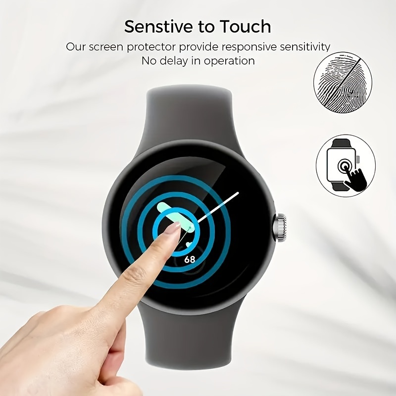 Smart watch hot sale touch glass