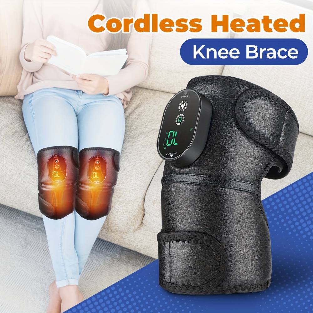 Cordless Heated Knee Brace Shoulder Wrap 1 Rechargeable Knee - Temu