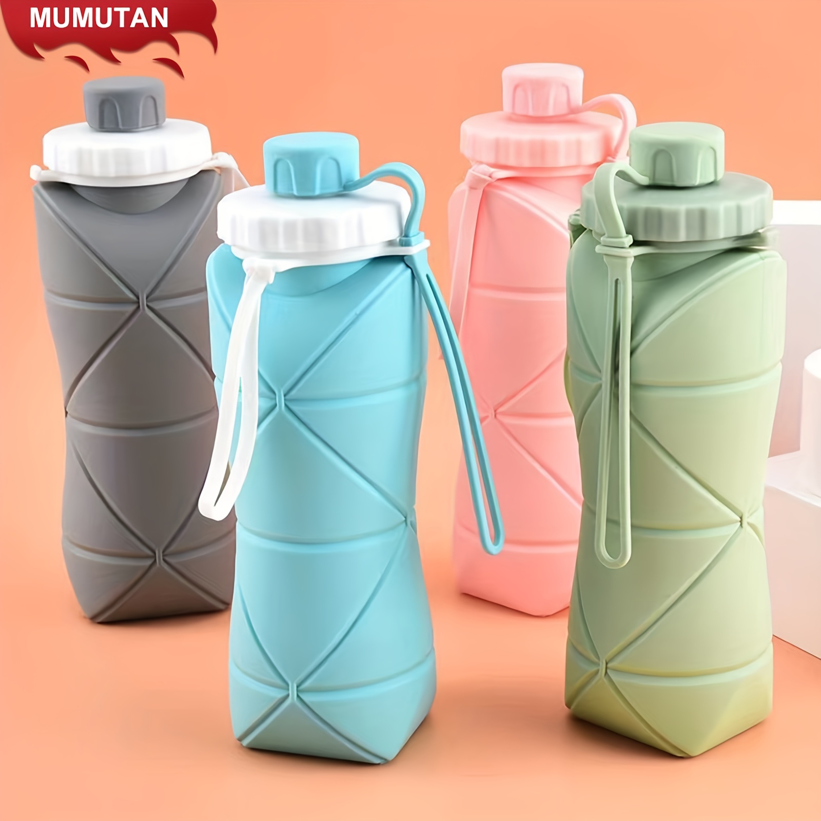 Mumutan Silicone Collapsible Water Bottles Portable Foldable - Temu