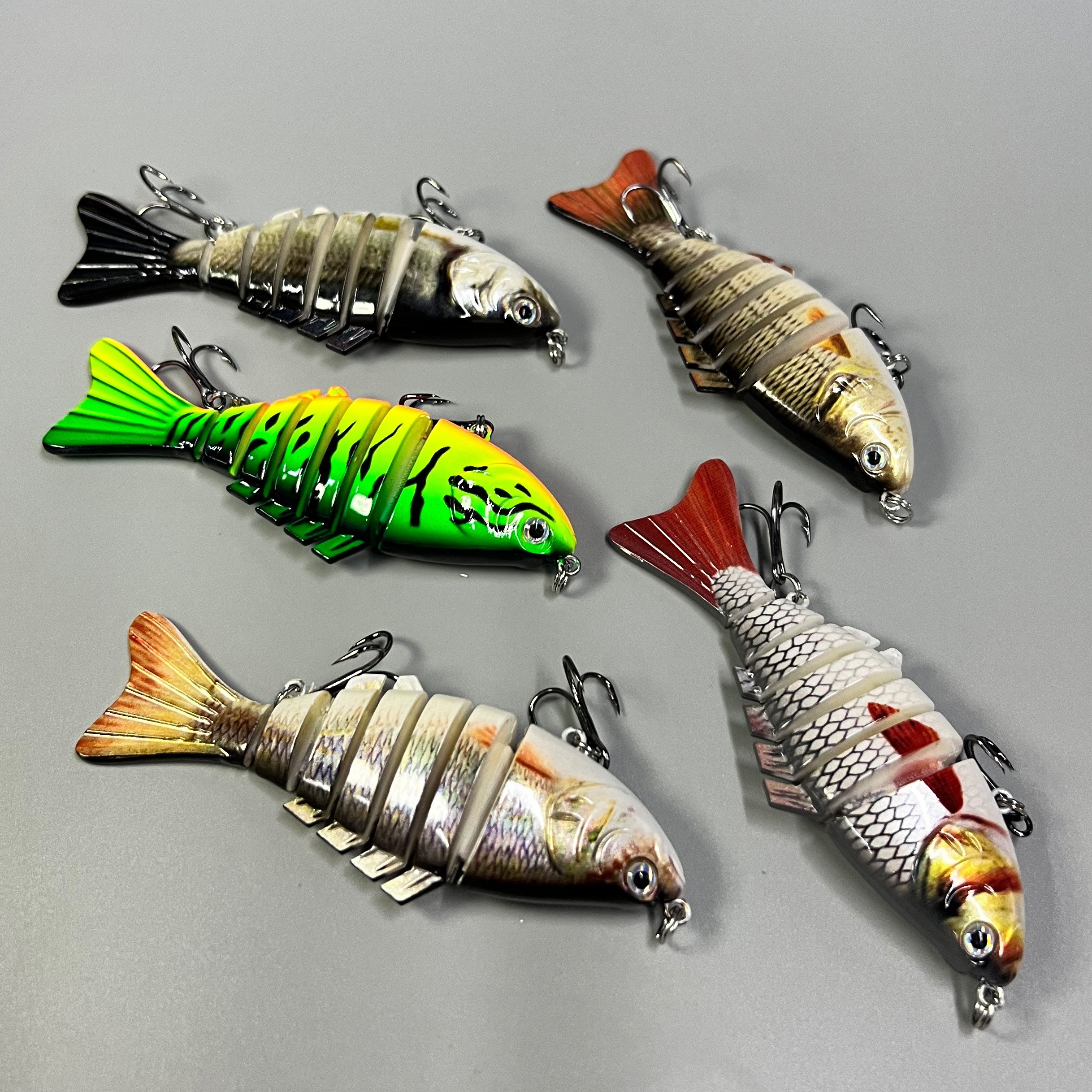 Fishing Lures Bass Trout Multi Jointed Swimbaits Lifelike - Temu