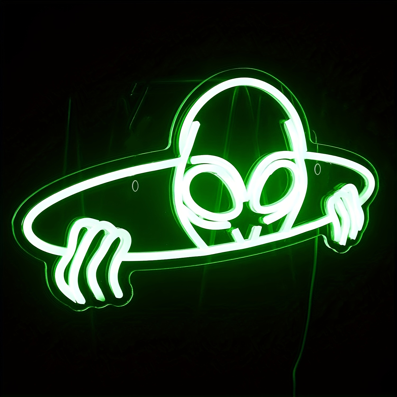 Green Alien LED Light Up Neon Signs for Wall Decor Alien Neon Light for Man  Cave, Bar, Gameroom, Bedroom, Halloween Decoration, Home 