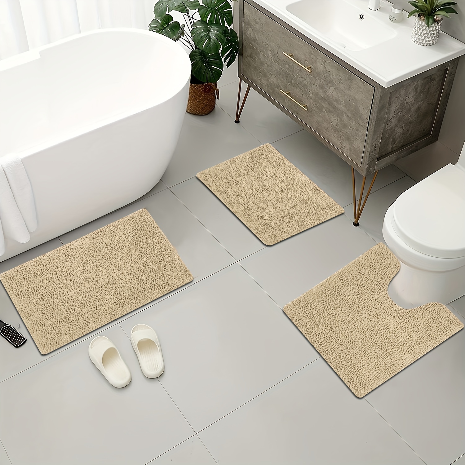 Chenille Bathroom Anti-slip Mat, Chenille Floor Mat, Chenille Carpet