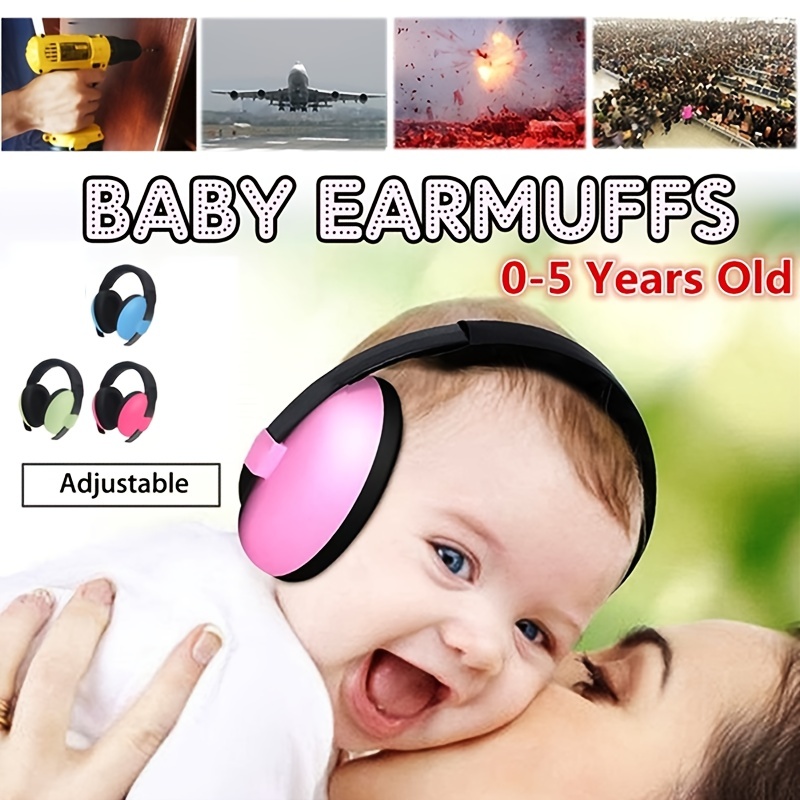 Cascos Bebe Antiruido,Cascos Antiruido Niños,Auriculares de protección  auditiva para niños,Baby Orejeras para bebés,Mejorar el Sueño,Protección