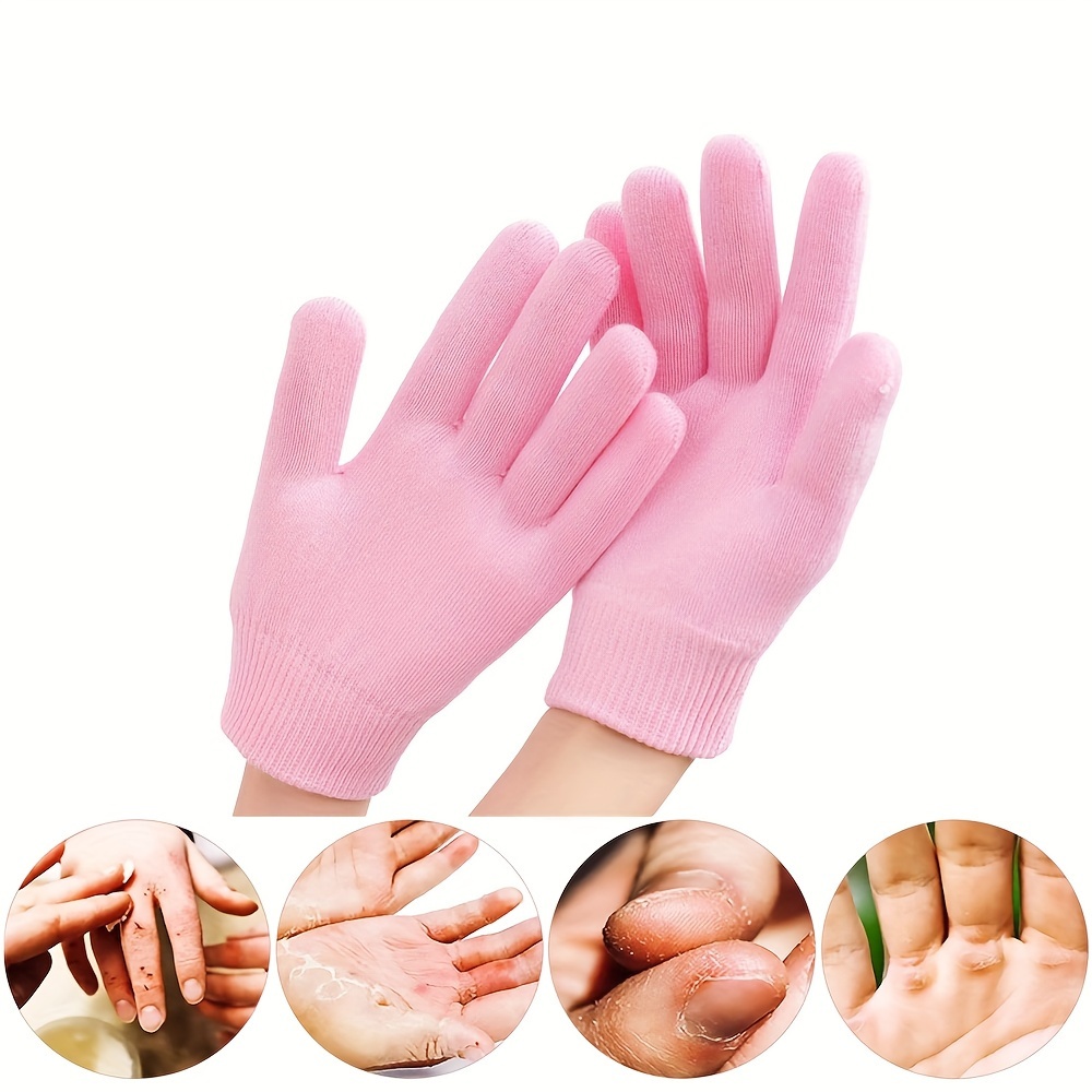 Touch Screen Moisturizing Gloves White Cotton Overnight - Temu United  Kingdom