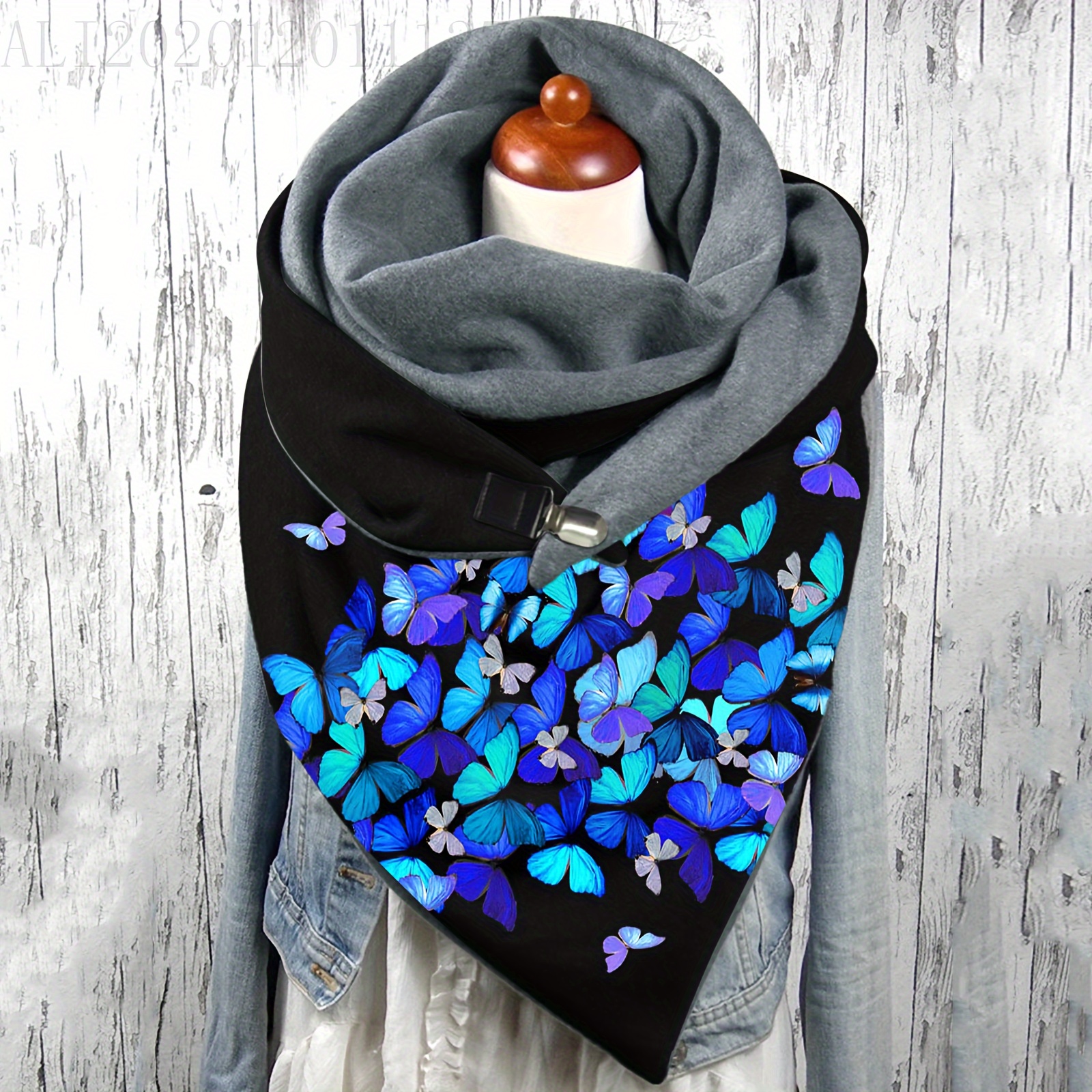 butterfly silk scarf buckle scarves buckle