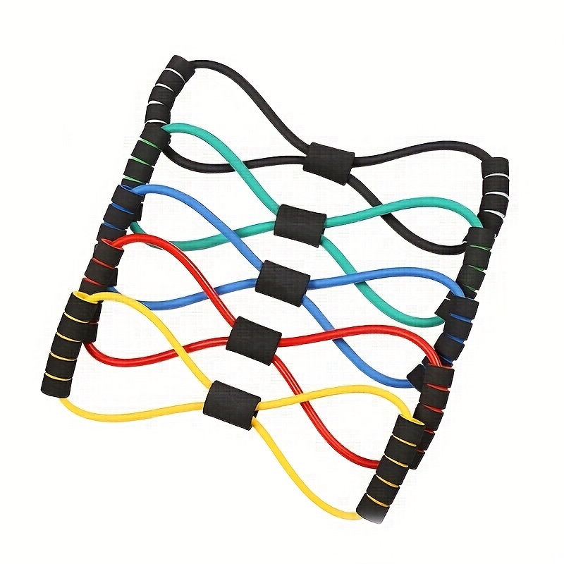 8 Shaped Tension Rope Chest Expander Elastic Strap