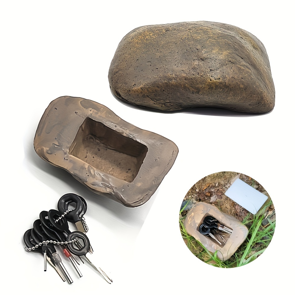 Rock Key Box Stone Safe Transfer Safe Storage To Hide Spare - Temu