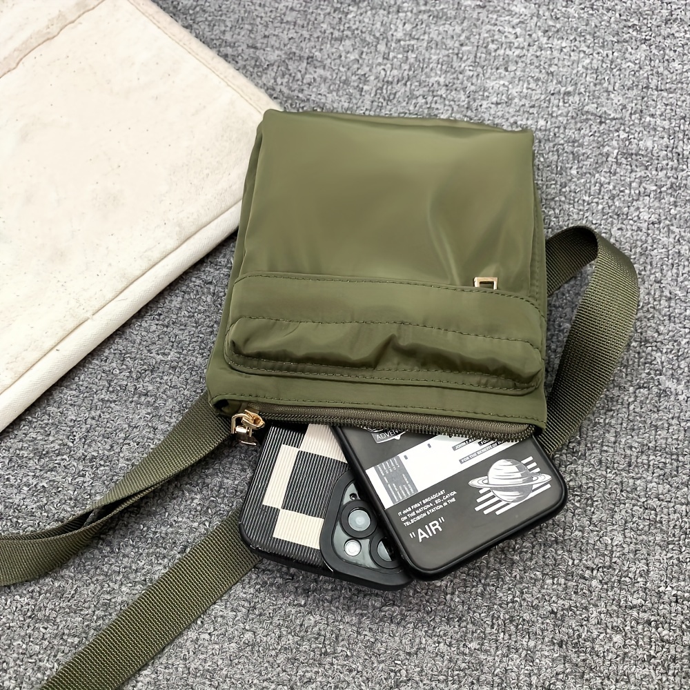 Mini Nylon Crossbody Bag Simple Mobile Phone Bag Versatile - Temu