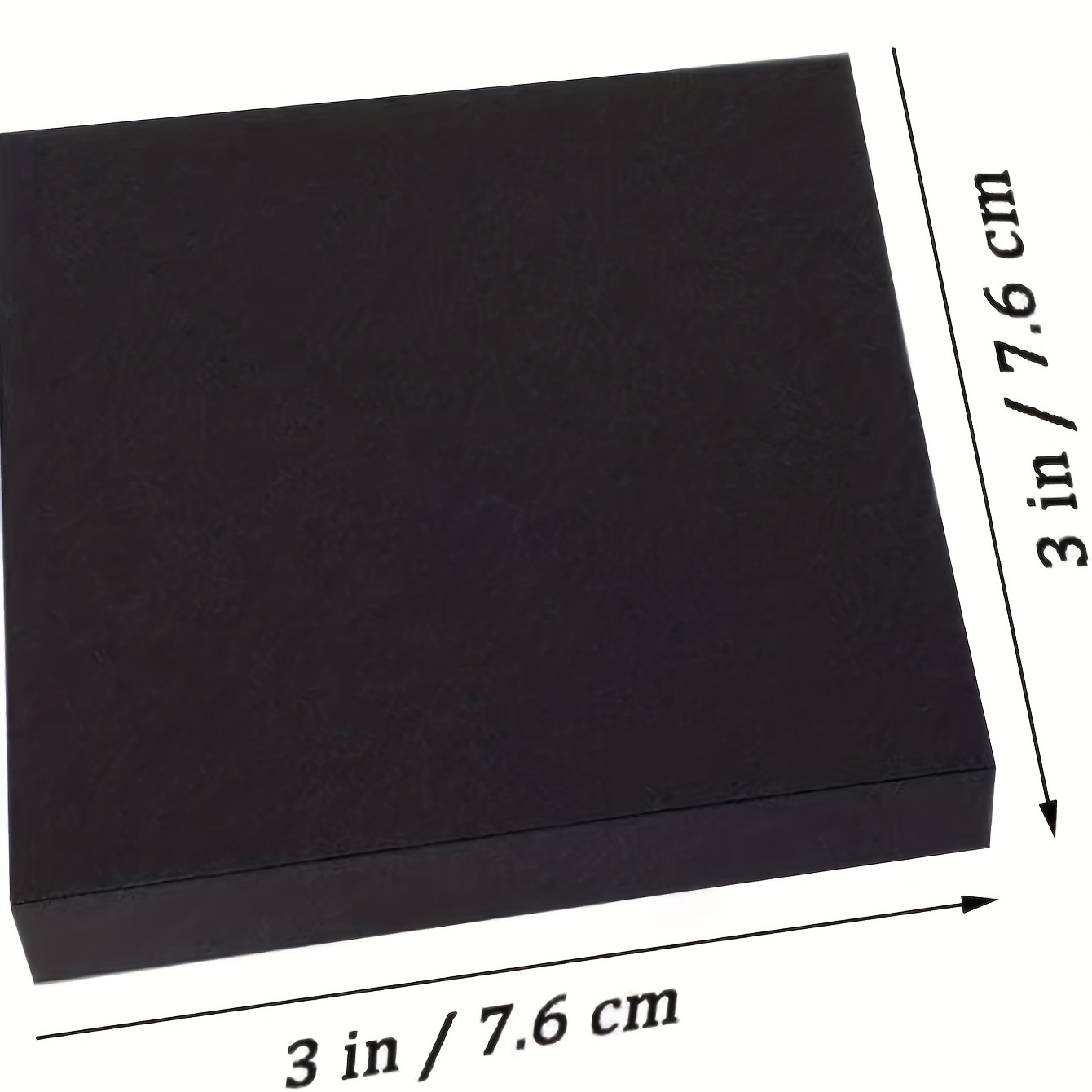 BLACK STICKY NOTES 2.99*2.99inch 50Sheets/Pad Self-Stick Notes