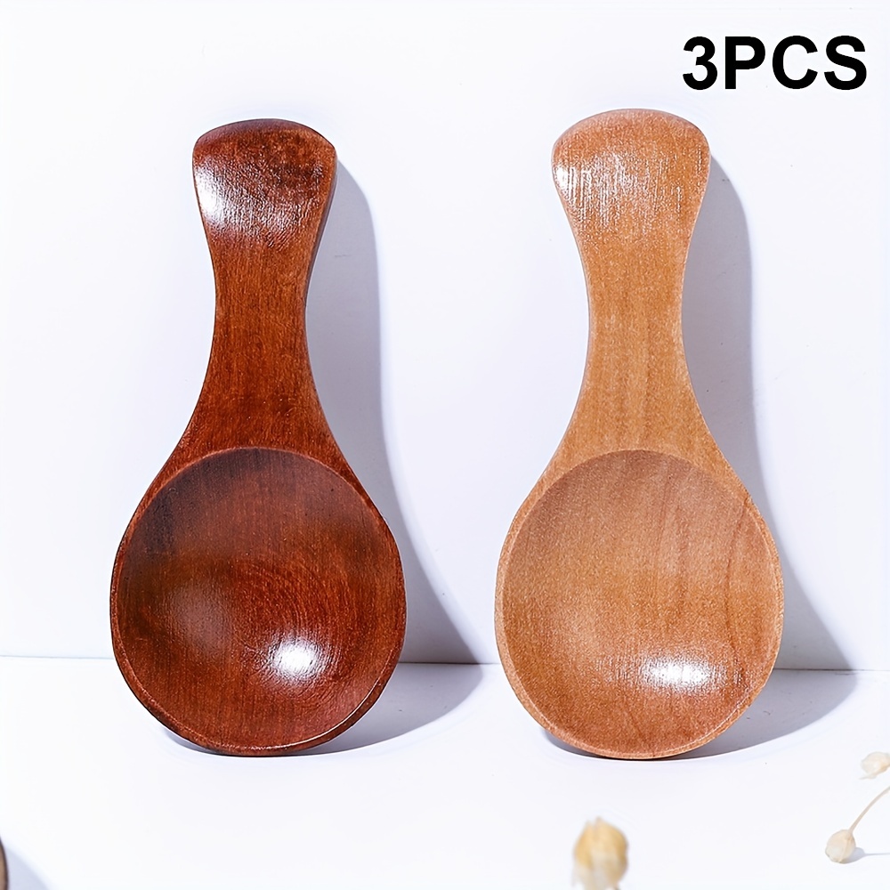 3pcs asian wood Kitchen Tools Honey Spoons Small Wooden Spoons