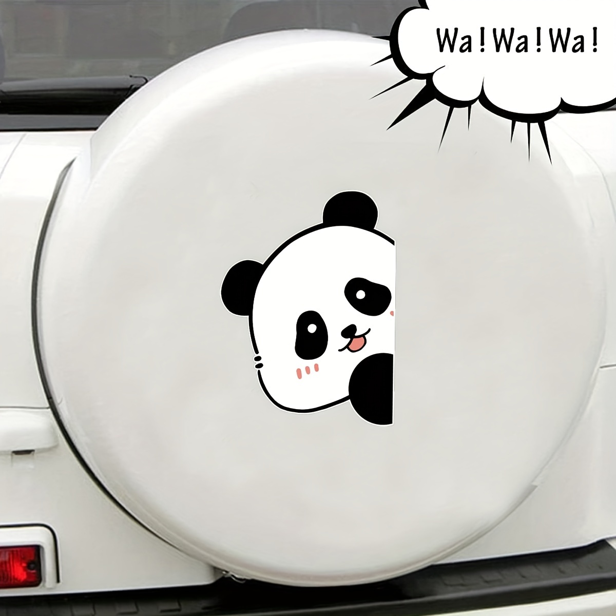 Autocollants De Voiture Décoration De Corps Créatif Mignon Panda