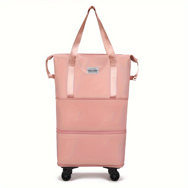 Ladies Travel Duffel Bag, Large Expandable Weekend Portable Bag
