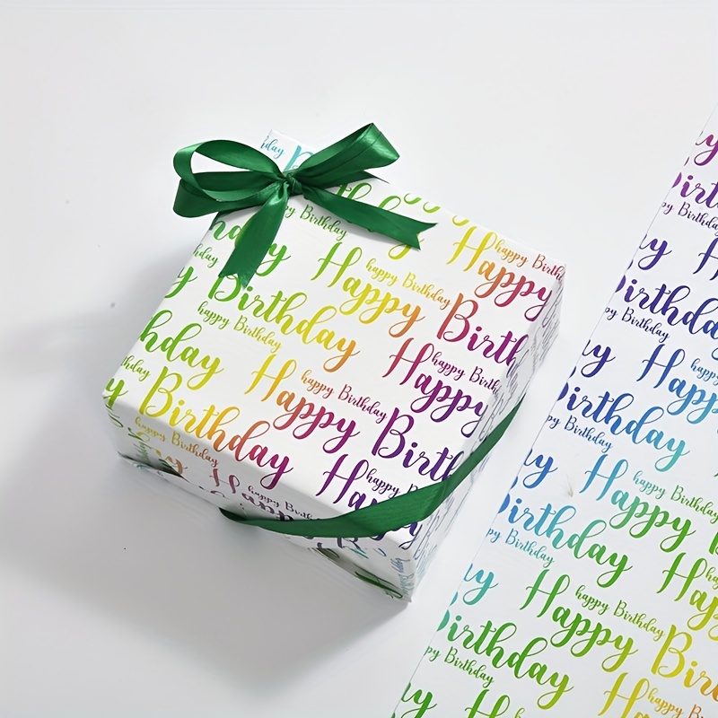 Gift Wrapping Paper Easter Birthday Party Gift Wrapping - Temu