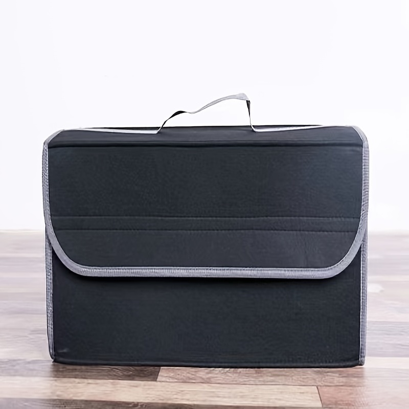 Car Storage Bag Trunk Organizer Box Felt Cloth Storage Box - Temu