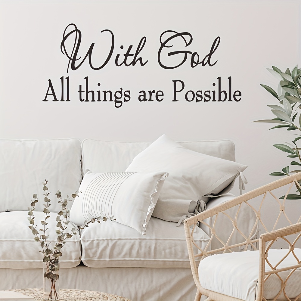 69pcs Mirror Effect English Quotes Wall Stickers, Self-adhesive Wall Decals  For Furniture Living Room Bedroom Wall Decor