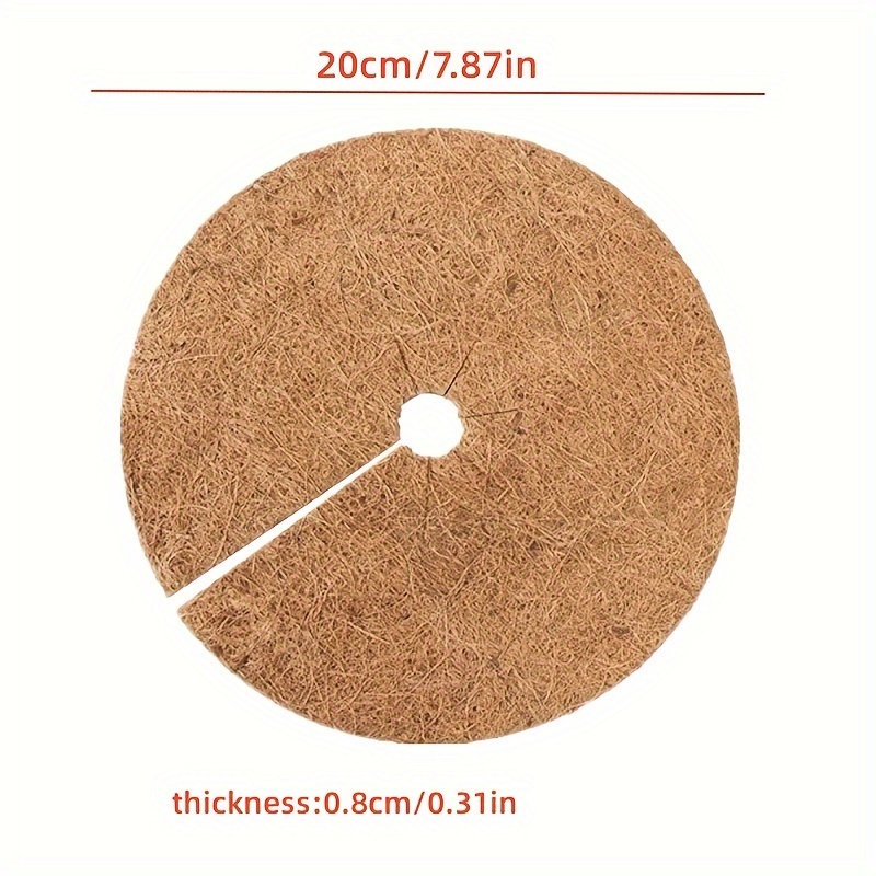 Coco Coir Mulch Ring Mat Coir Mulch Discs Coconut Fiber Tree - Temu