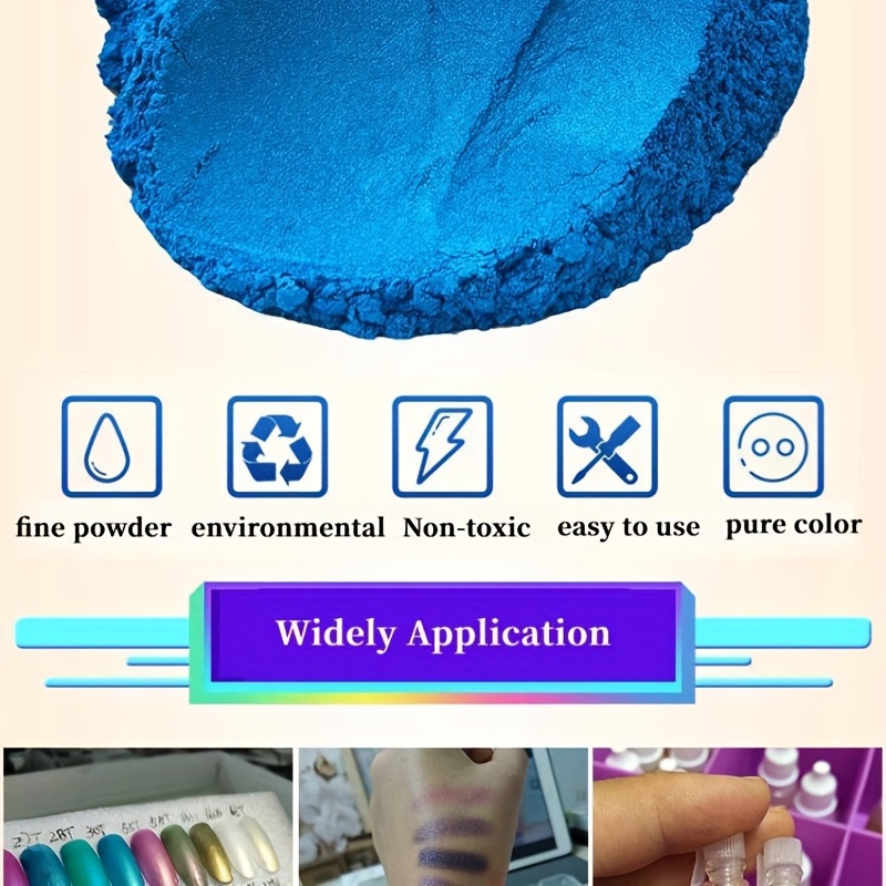 Mica Powder Pigment 15 Colors Non toxic Safe Natural Epoxy - Temu United  Arab Emirates