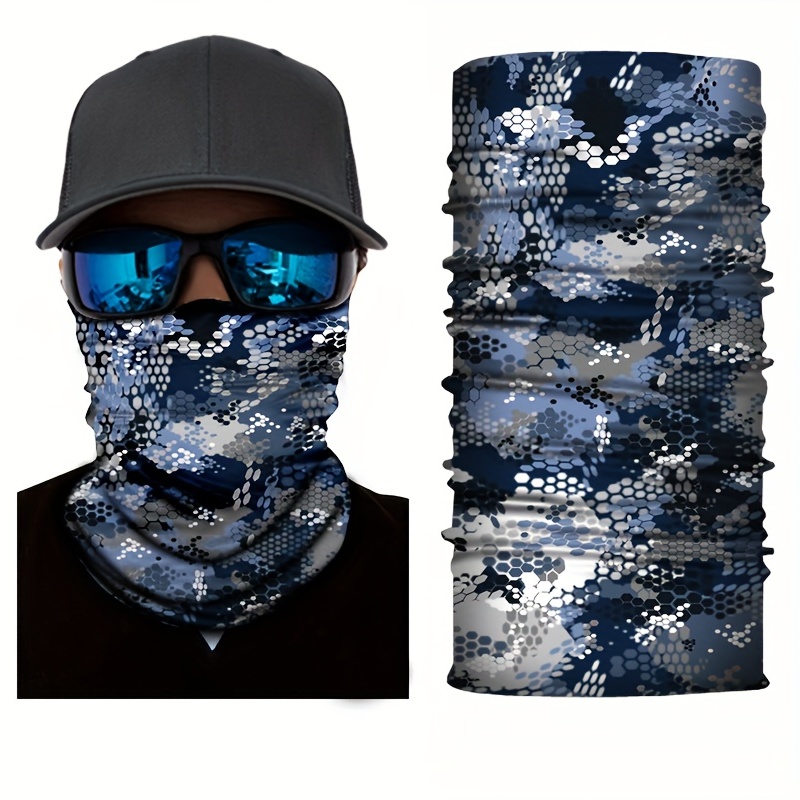Tactical Fishing Balaclava Face Mask Scarf Shield Neck Gaiter Bandana  Headwear