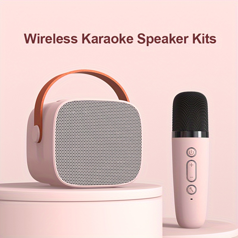 Máquina de karaoke para niños con 2 micrófonos, juguetes para cantar para  niños, máquina de canto de karaoke con Bluetooth, altavoz de grabación para