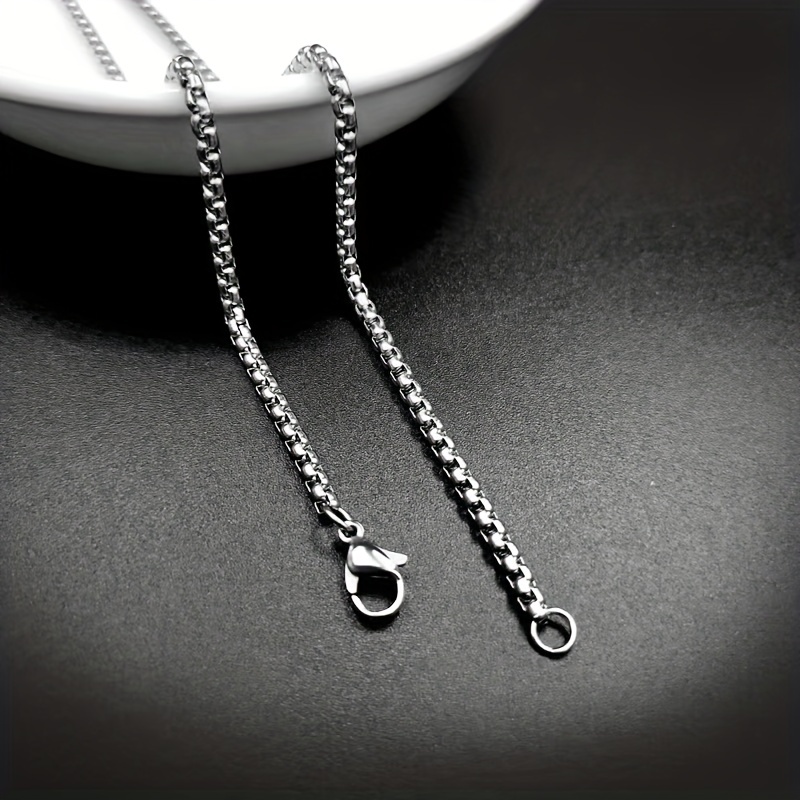 Men's Minimalist Stainless Steel Chain Necklace Accessories