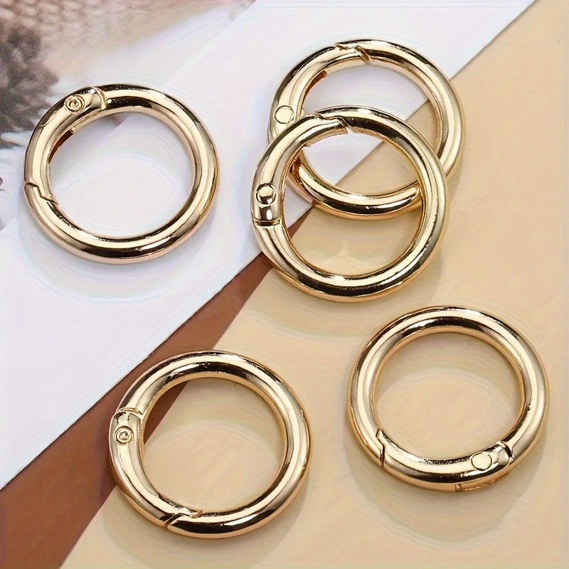 ▷ Buckles and Rings - Closing Clamp 12,5 mm Spring Ring - Key Chain Ring