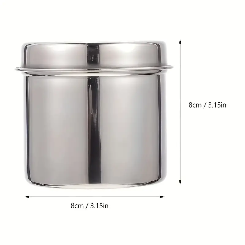 Food Storage Container 304 Stainless Steel Sealed Canister - Temu
