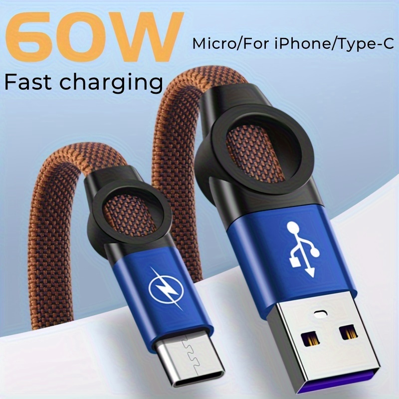 Câble de charge pour iPhone 15, pack de 2 2M Câble de chargeur tressé pour iPhone  15 Câble USB C vers C Charge rapide 60W pour Apple iPhone 15/15 Plus/15 Pro/ 15 Pro