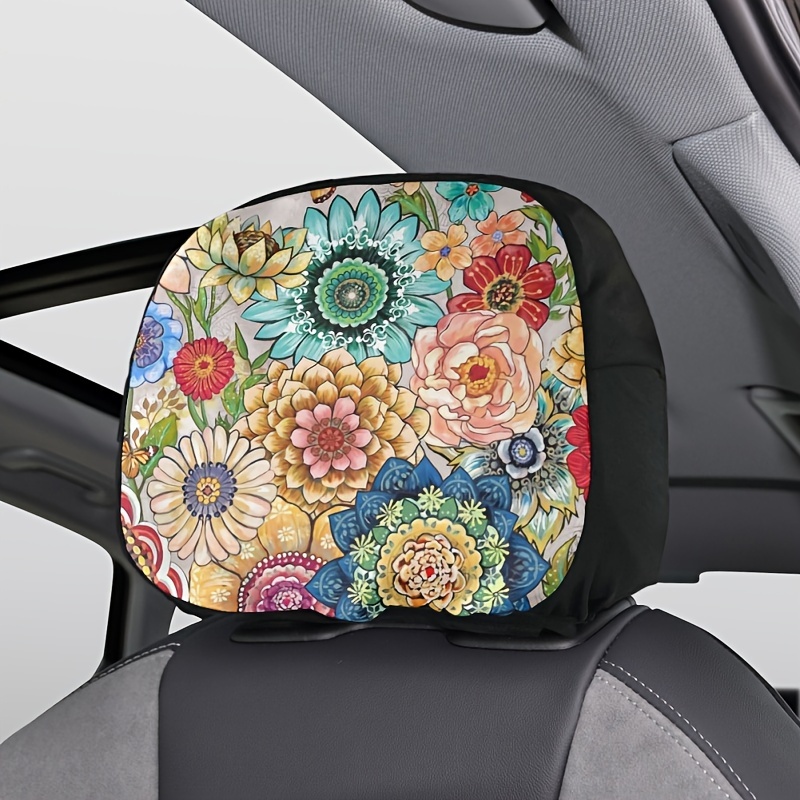Kaufe Autositz-Kopfstützenbezug, 3 Farbmuster, optional, Polyester,  universeller Schutz, Kopfstützenbezüge, Kopfstütze, Auto-Innenraum