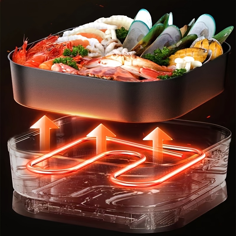 600W Multi Electric Cooker Hot Pot Multifunctional 1L Household Electric  Skillet Cooking Appliances For Household Dormitory