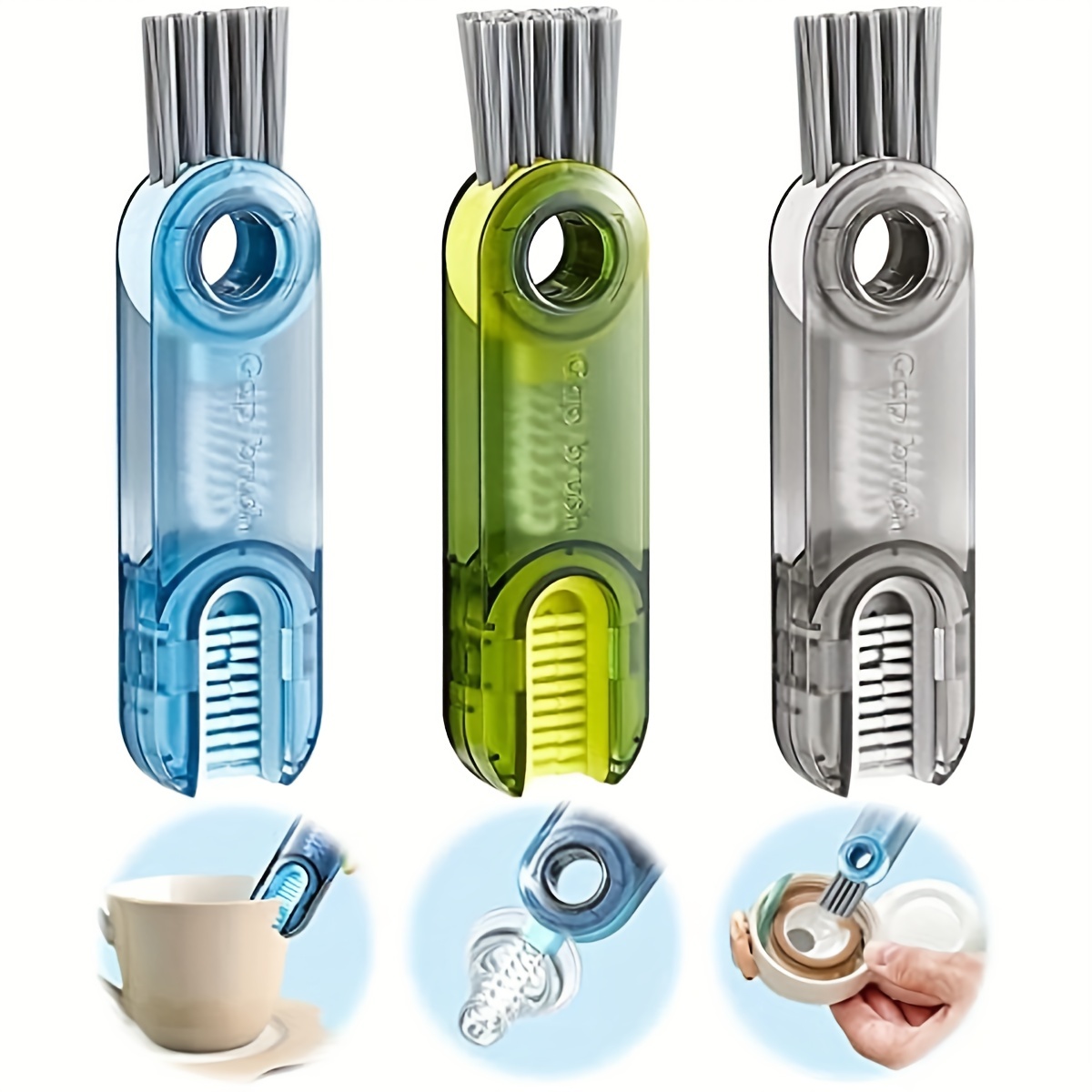 1 U-shaped Cup Mouth Brush Creative Bottle Cleaning Brush