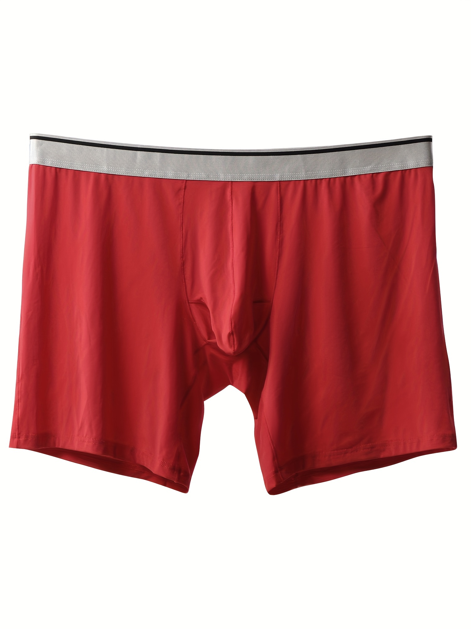Men's Boxer Briefs With Pouch Casual Solid Mesh Elephant Trunk Breathable  Underwear Pant Knickers Comfortable Boxer, Red, Medium : :  Clothing, Shoes & Accessories