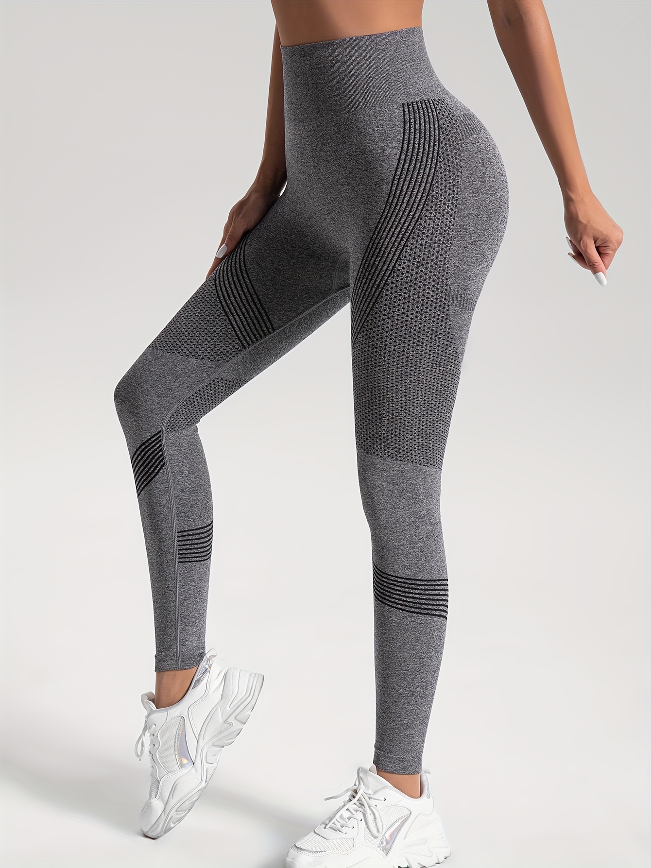 High Waist, Stretchy and Recovery Sports Leggings Grey Shop Now