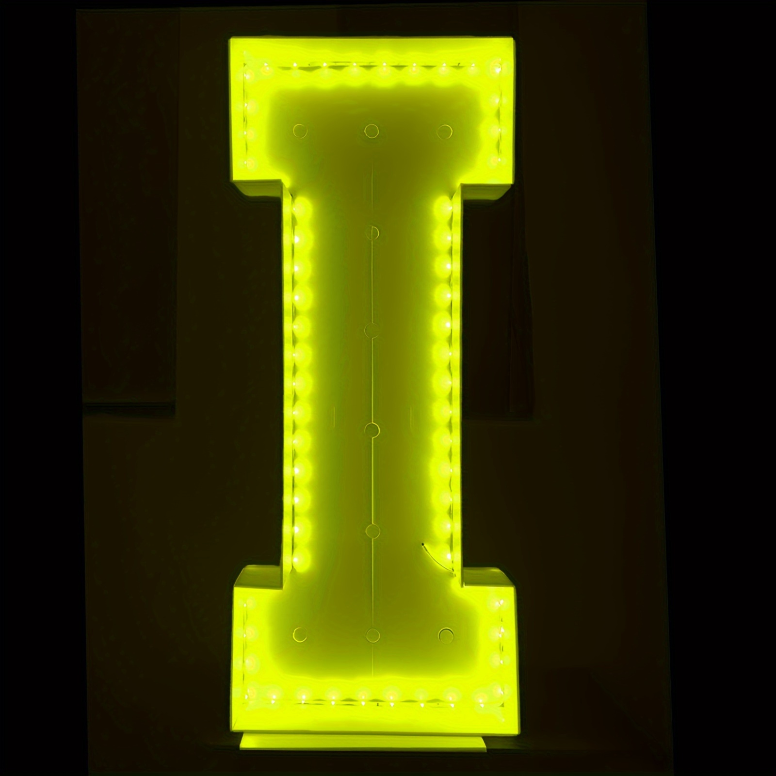 Colorful Rgb Marquee Light Up Temu Letter Waterproof - With Remote