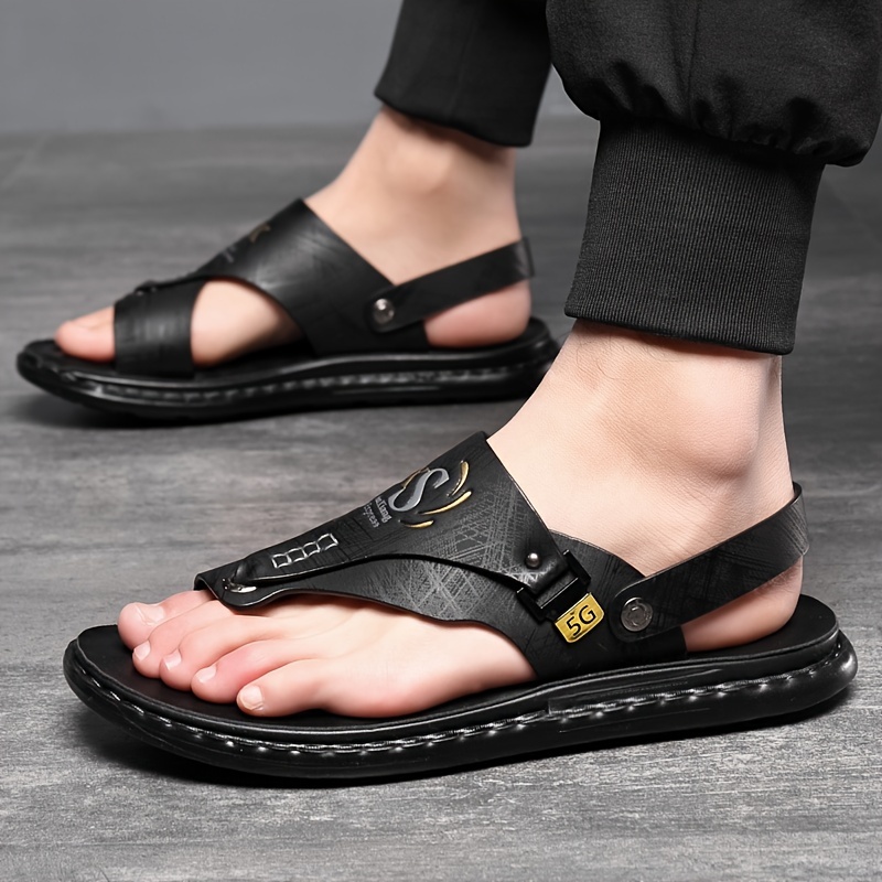 Mens Trendy Outdoor Flip Flops Casual Sandals With Assorted Colors, Shop  The Latest Trends