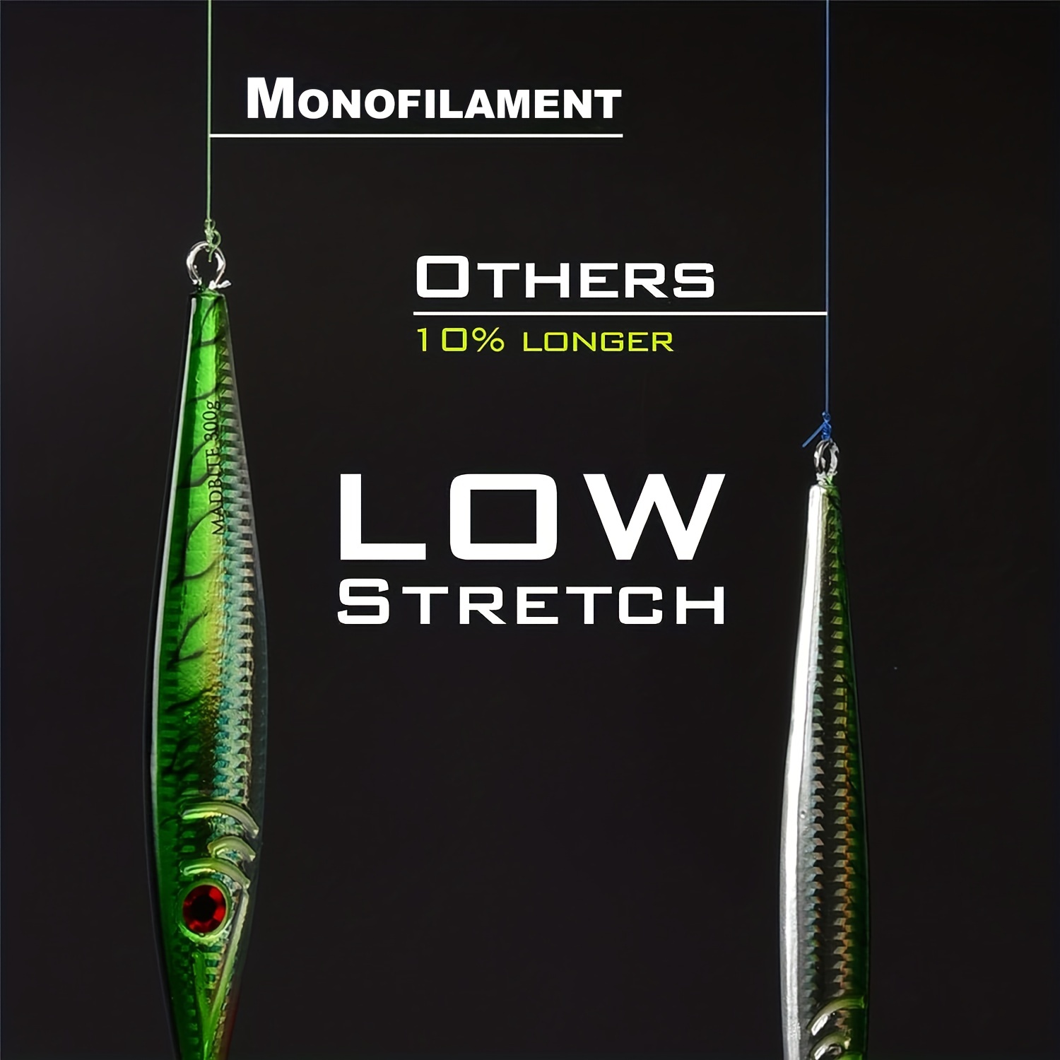 Monofilament Fishing Line Strong Abrasion Resistant Mono - Temu Mexico