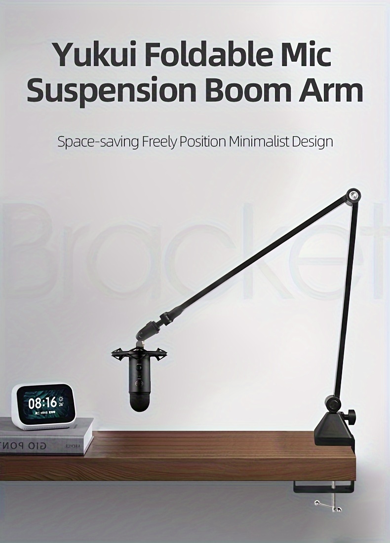 Yukui Microphone Arm Stand, Heavy Duty Mic Arm Microphone Stand