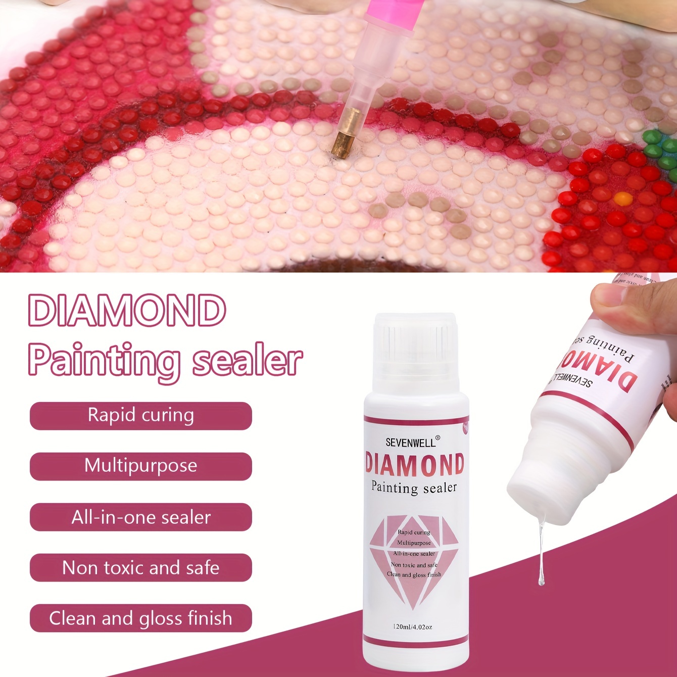 Transparent Diamond Painting Glue efficient Pva Brightening - Temu