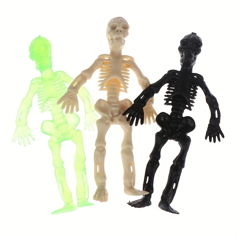 Mini Skull Doll Pvc Skeleton Zombie Toy Non toxic Halloween - Temu