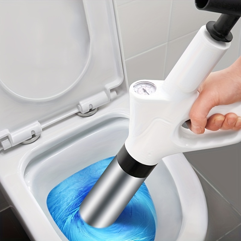 Pistolet déboucheur manuel puissant à haute pression pour évier  Pompe/pistolet/nettoyeur/déboucheur en plastique pour déboucher les  toilettes.