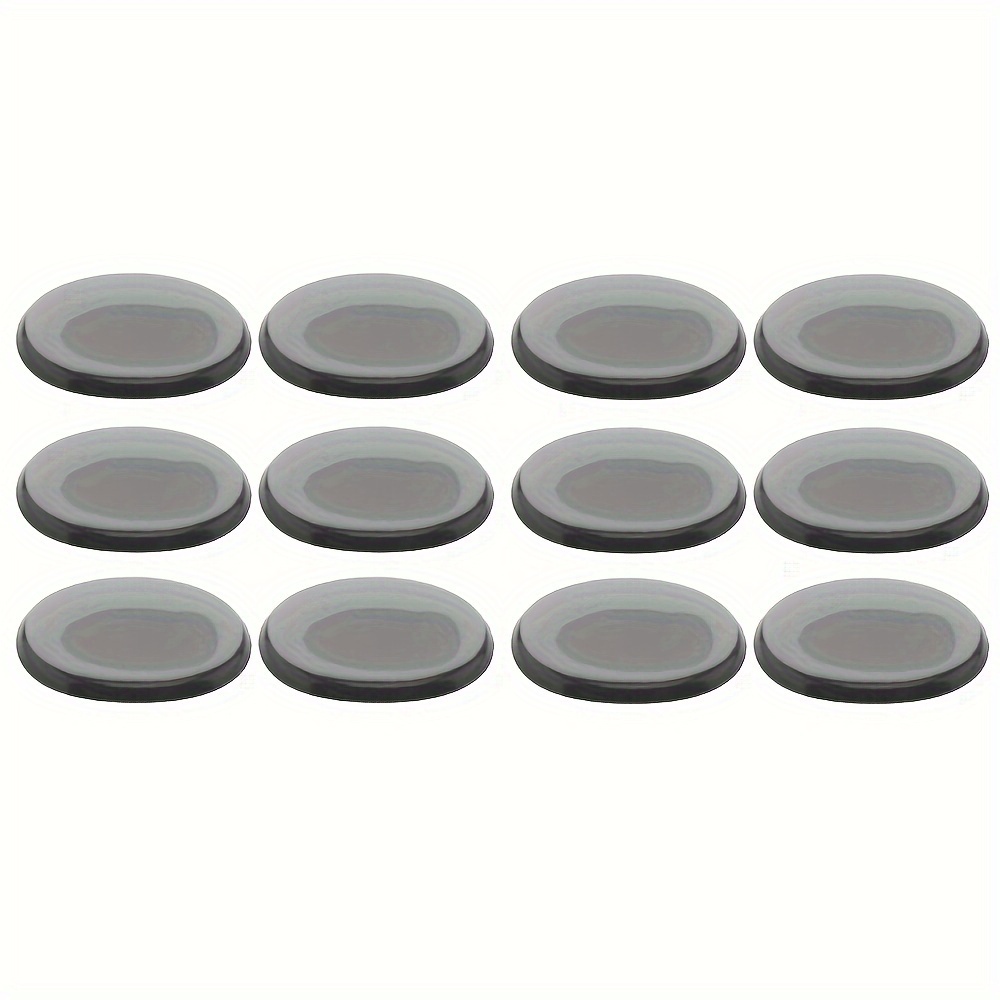TEMU 12 pièces/set Coussinets de pour Batterie en Silicone Transparent - Muffler pour Jazz Drum