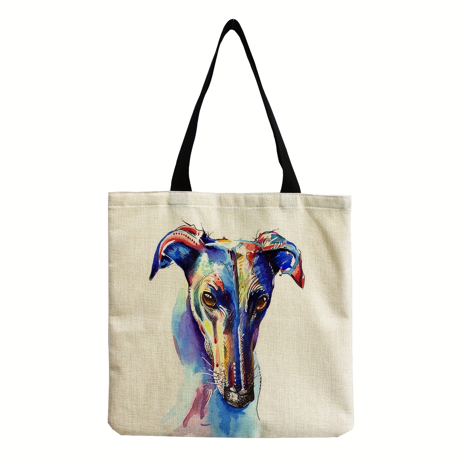 Large Capacity Tote Bag, Portable Reusable Shopping Bag, Perfect Handbag & Shoulder Bag For Travel, Beach