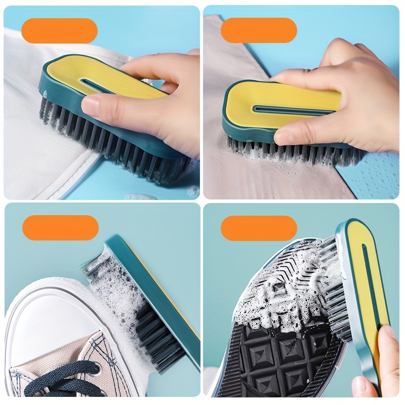 Household Small Scrub Brushes Laundry Cleaning Board Brush Easy Grip Shoe  Brush Soft Bristle Brush Household Cleaning Clothes Shoes Scrubbing  Cleaning