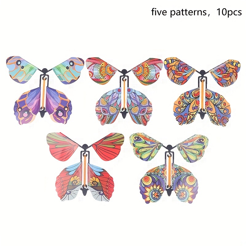 Magic Wind Up Flying Butterfly Surprise Box Great Playing Surprise Gift for  Surprise Gift or Party Playing 10pcs 